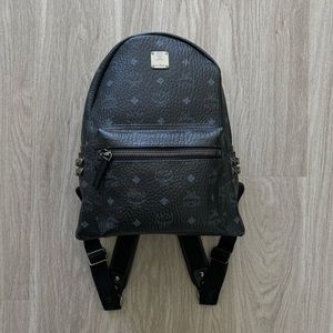 MCM “Stark” Small Side-Studded Backpack